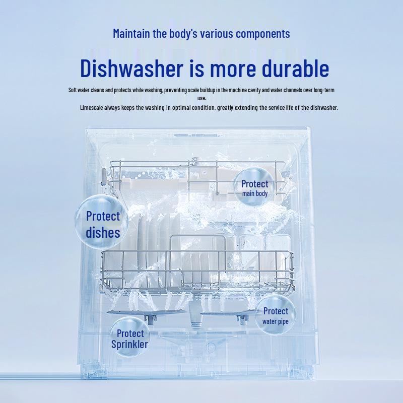 Bright Kitchen Geschirrspülmittel-Set mit alkalischer Lösung für schnelles Aufhellen und Entfetten von Geschirr