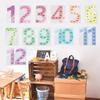 12Pcs Large Math Posters from 1 to 12 Counting Numbers Multiplication Chart Poster, Math Classroom Decor, Math Bulletin Board Sets for Classroom Home