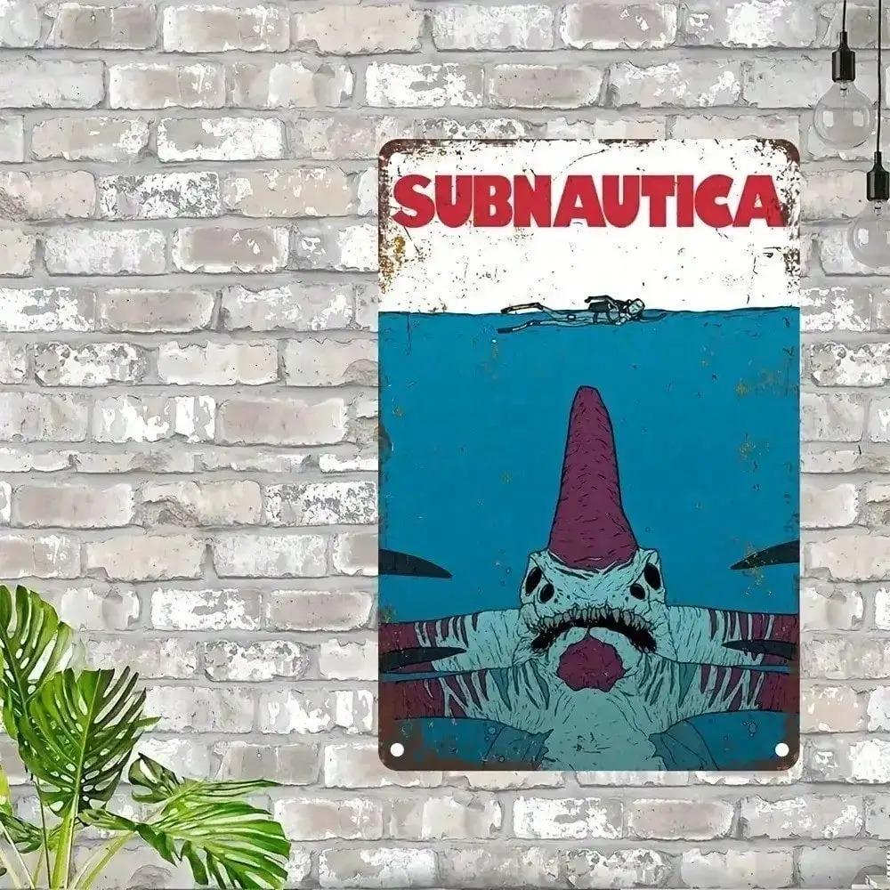 

GameSignCo Subnautica Metal Poster 8x12 Vintage Wall Decor for Home Office Bar Gaming Gift 20x30cm