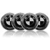 4 Stück 56/60/65MM Auto Radnabenkappe Center Aufkleber Emblem Auto Plakette Abziehbild NFUYH400 Zubehör für BMW G30 F02 E46 G28 F30 F10 E60 E90 G20
