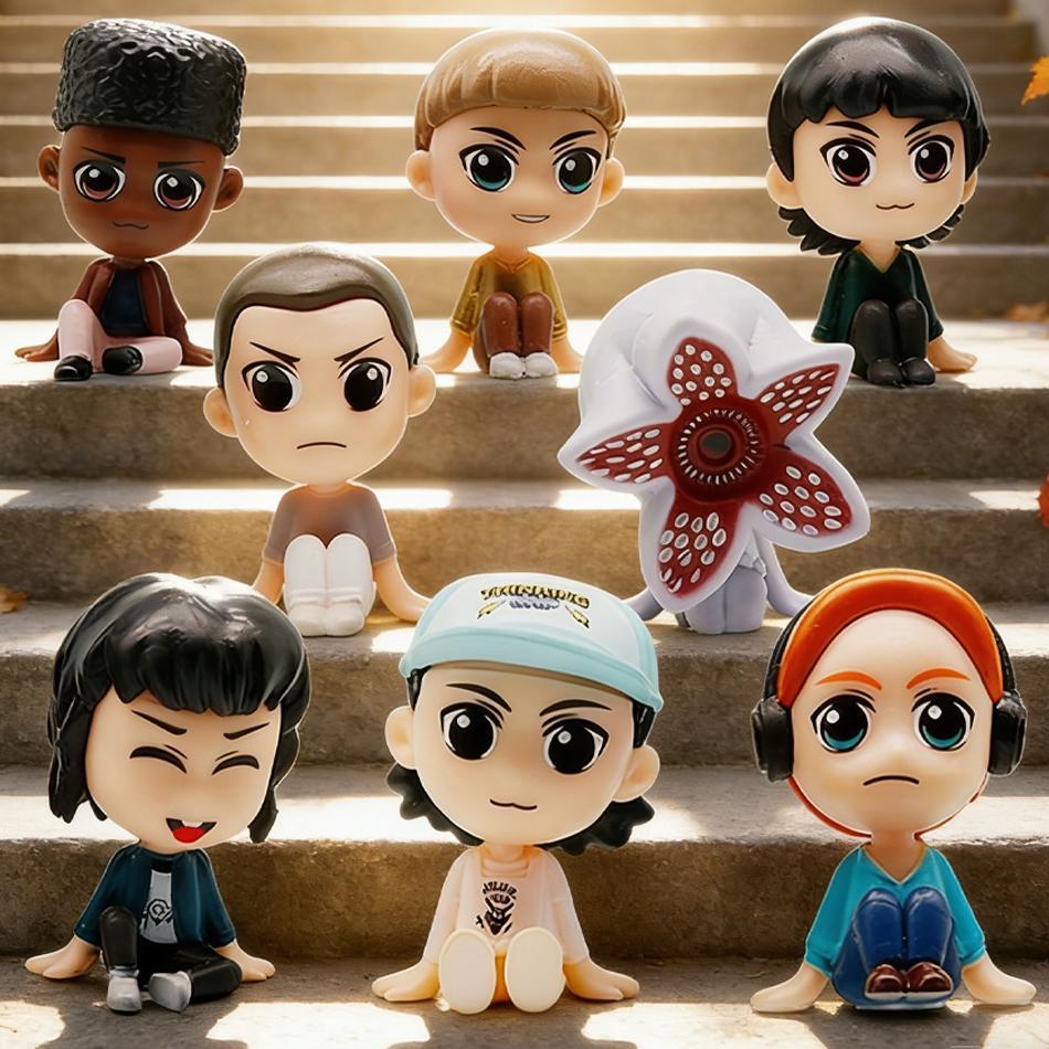 6-12pcs Anime Figure Style Dolls Man-eating Flower Toys Figurine PVC Anime Figures Collection Cute Toys to kids Christmas gifts