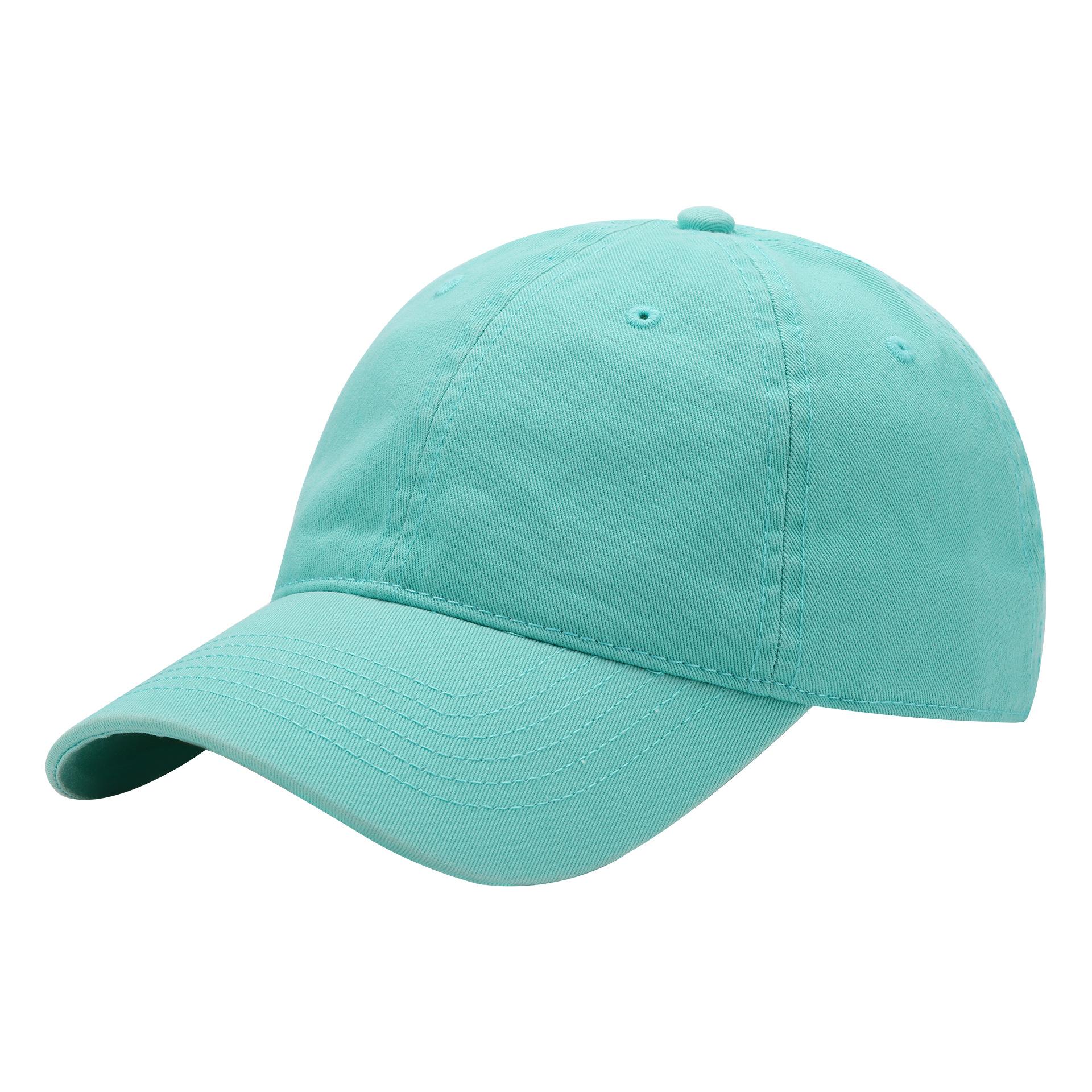 Custom  plain blank solid color embroidered logo 100% cotton outdoor baseball cap with metal snap closure Leave color note when ordering