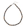 2023 Men's Fashion: European & American Black Onyx and Volcanic Tiger Stone Necklace