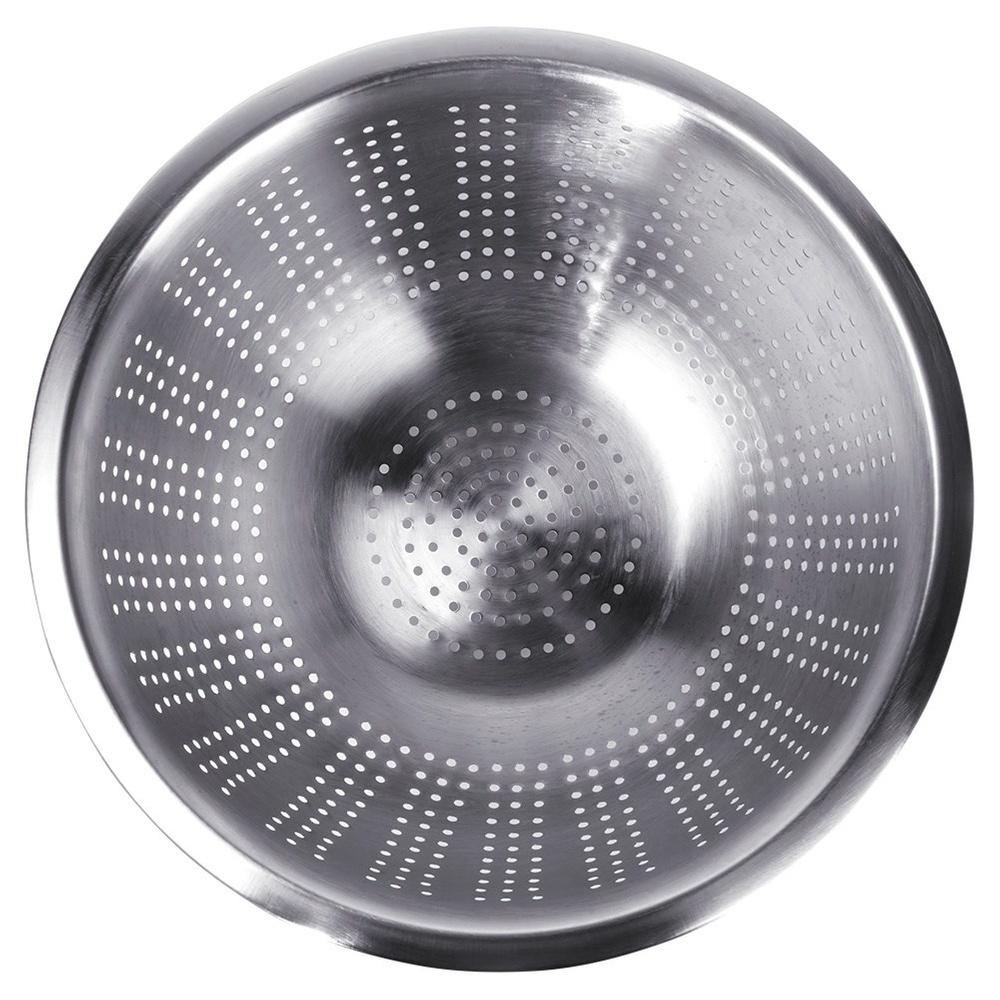 Kitchen Strainer Steel Colander Strainer for Straining Vegetables and Fruits 28 Cm
