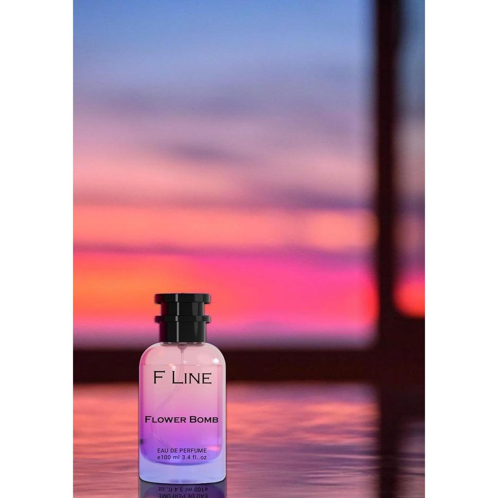 F LINE Flower Bomb 100ml Unisex Eau De Perfume |