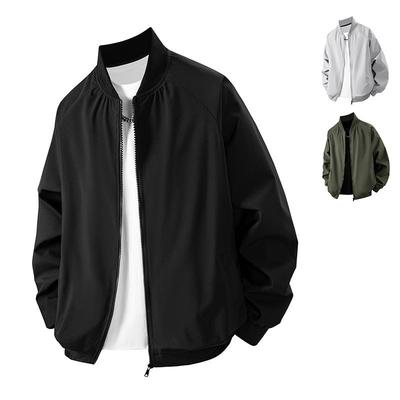 Autumn and Winter Baseball Jacket Men's Casual Trendy Top Fashion Trendy Coat Men's Casual Loose