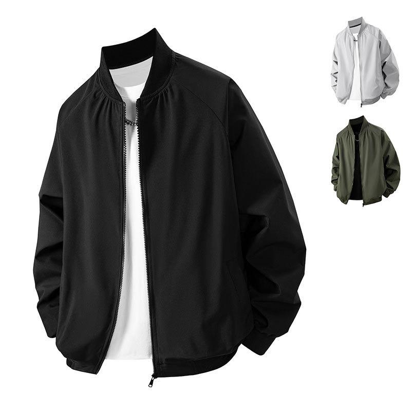 Autumn and Winter Baseball Jacket Men's Casual Trendy Top Fashion Trendy Coat Men's Casual Loose