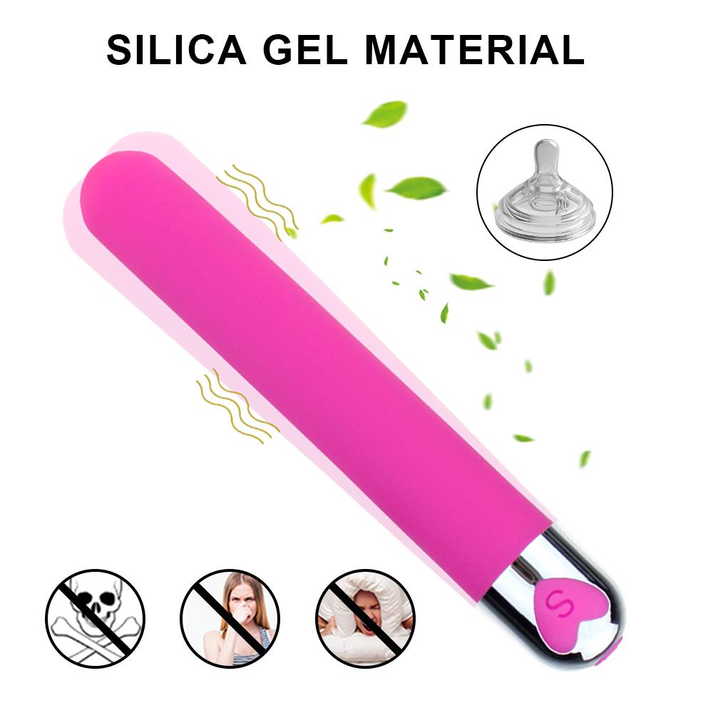 10 Speed Mini Bullet Vibrator for Women Fast Orgasm Clitoris Stimulator Rechargeable Female Masturbation Goods Sex Toy for Adult