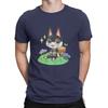 Punchy Men TShirt Animal Funny Crossing Game O Neck Tops 100% Cotton T Shirt Humor High Quality Birthday Gifts