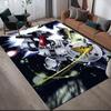 Mobile Suit Gundam Mecha Squad Square Area Rug, Non-Slip Floor Mat for Bedroom, Perfect Gift for Gundam Fans.chl
