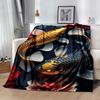Koi Fish Lake Blanket Warmthful Decor Perfect for Chair Sofa Seaside for All Seasons Digital Print Best Holiday Gift for Friends Family