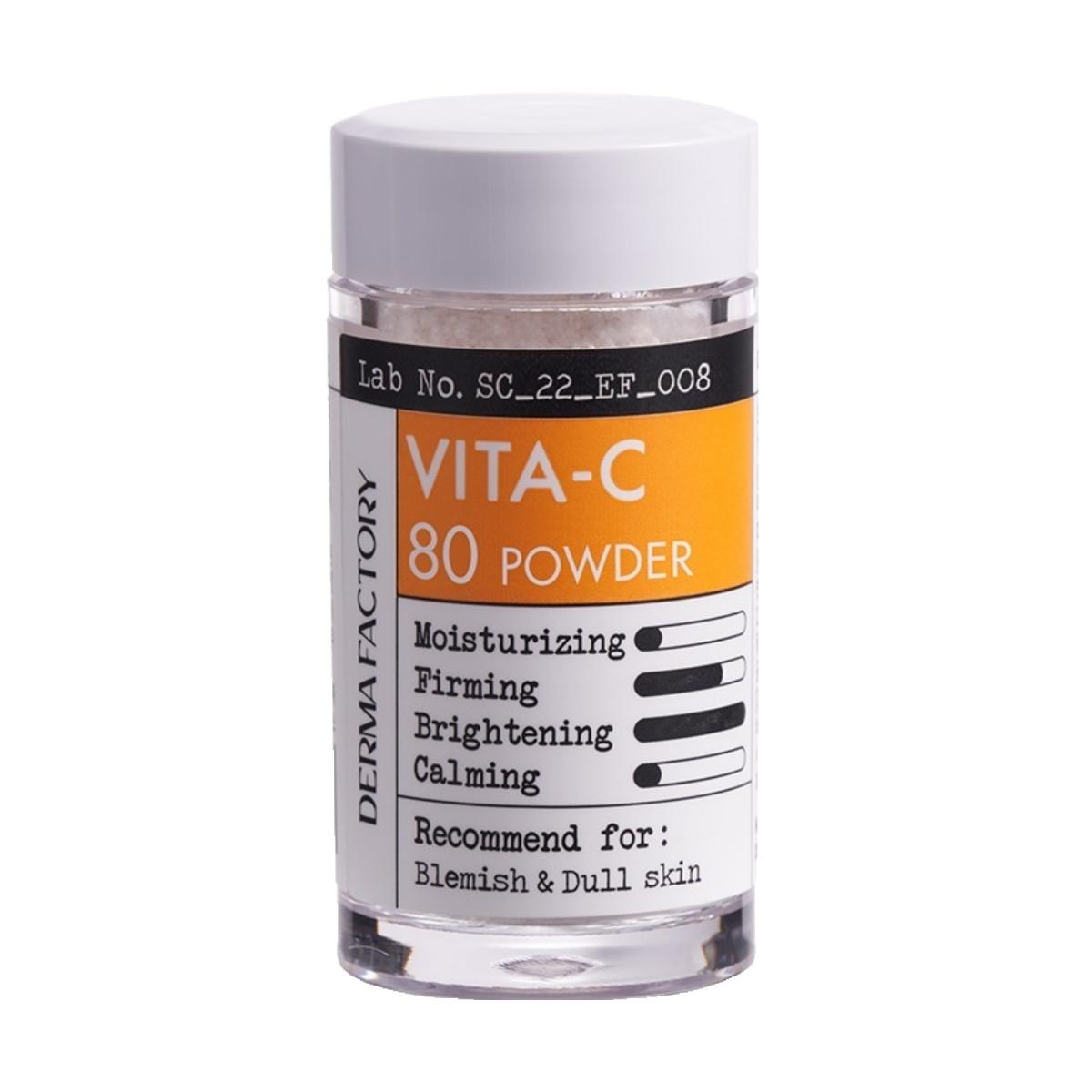 DERMA FACTORY Vita C 80 Poeder Verhelderend Stralend 4,5g Gezichtsverzorging K-Beauty