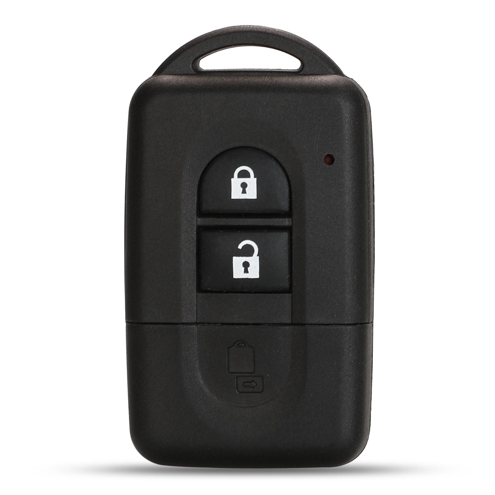 2-Button Smart Remote Key Shell with Key Blank for Nissan Cars