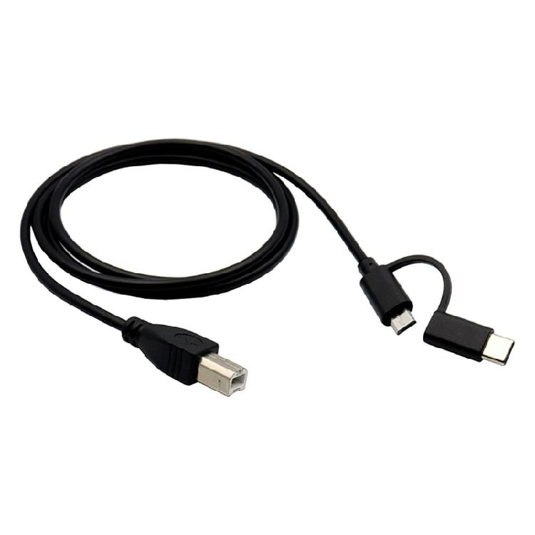 USB-B Printer Date Cable for Scanner Laptop Electronic Piano & Electronic Drum
