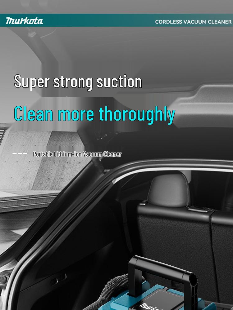 High-Power Industrial Vacuum Cleaner for Home, Car, and Commercial Use - Wet/Dry Dual Suction for Carpet and Grout Cleaning