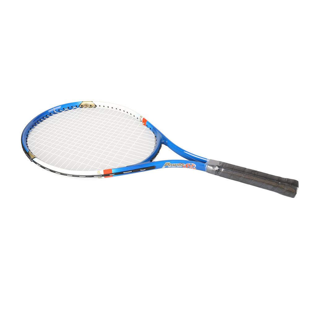 REGAIL Adult Tennis Racket 27in Aluminum Alloy Lightweight Recreational Racket for Training Blue