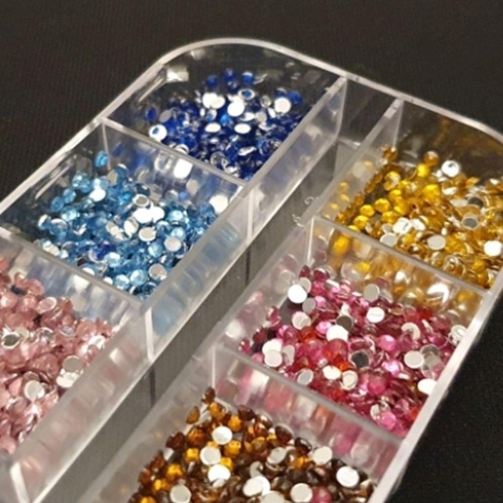 

Nail Art Cubic Parts Resin Art Mix Cubic 12 Large Capacity