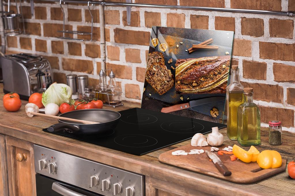 SZKLANA PŁYTA OCHRONNA NA KUCHENKĘ 50x52 CHLEB