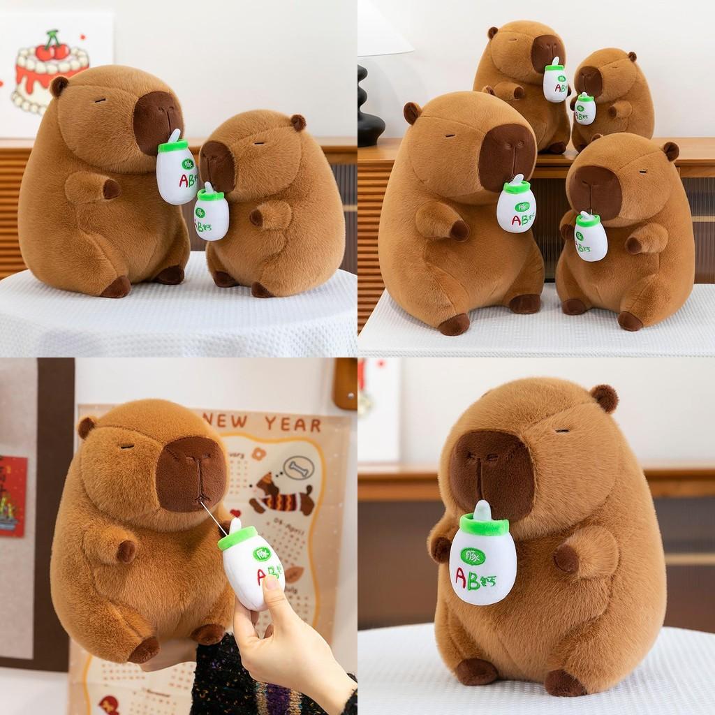 Plush Toys Capybara With Pp Cotton Filling Baby Nursery Children Dolls Gift