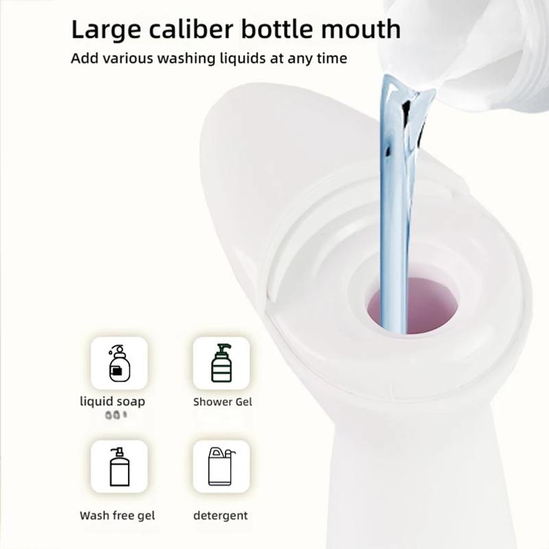Vollautomatischer Sensor-Seifenspender 200ML Hochwertiger Spender Wasserdicht für Küche Badezimmer Waschraum Handstück
