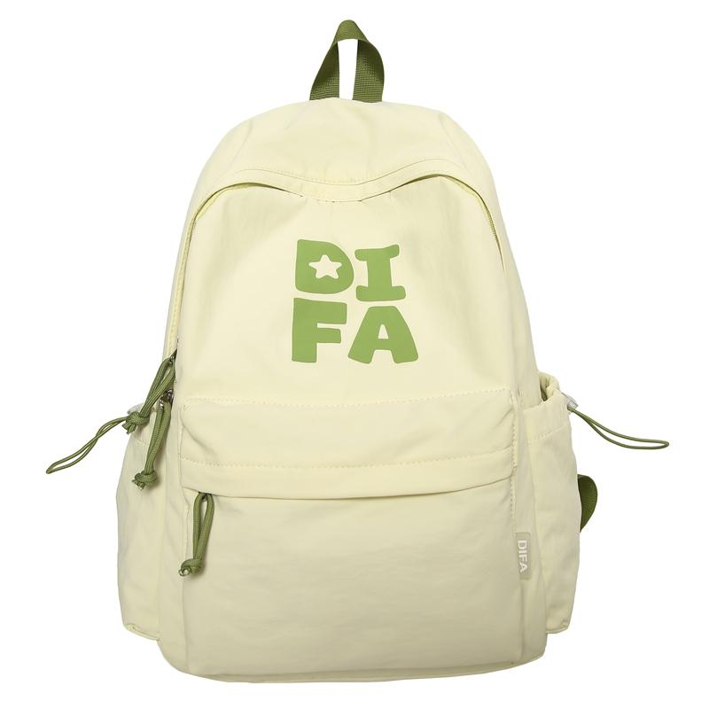 Campus Schoolbag Junior High School Student Backpack Unisex Large Capacity Travel Lightweight Backpack