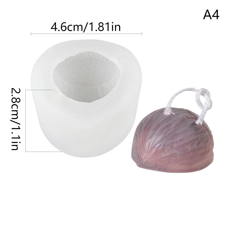 

1 шт. 3D форма для фруктовой свечи, сделай сам, ароматерапия, ручная работа, соевый воск, кухонные принадлежности, силиконовая форма для мыла, свеча