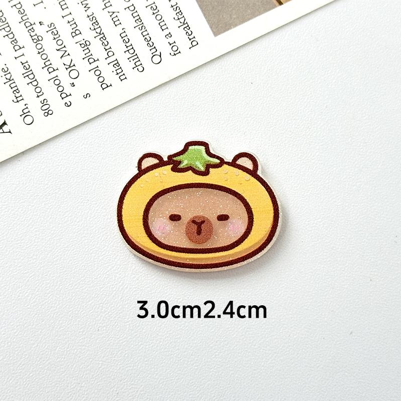 Kawaii Capybara Magnetic Refrigerator Sticker Cute Refrigerator Decoration Sticker Creativity Family Decoration Artware Gifts