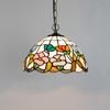 Nordic Rural Style Roses Tulip Chandelier Kitchen Dining Room Hallway Handmade Glass Chandelier Indoor Home Decor Lamp