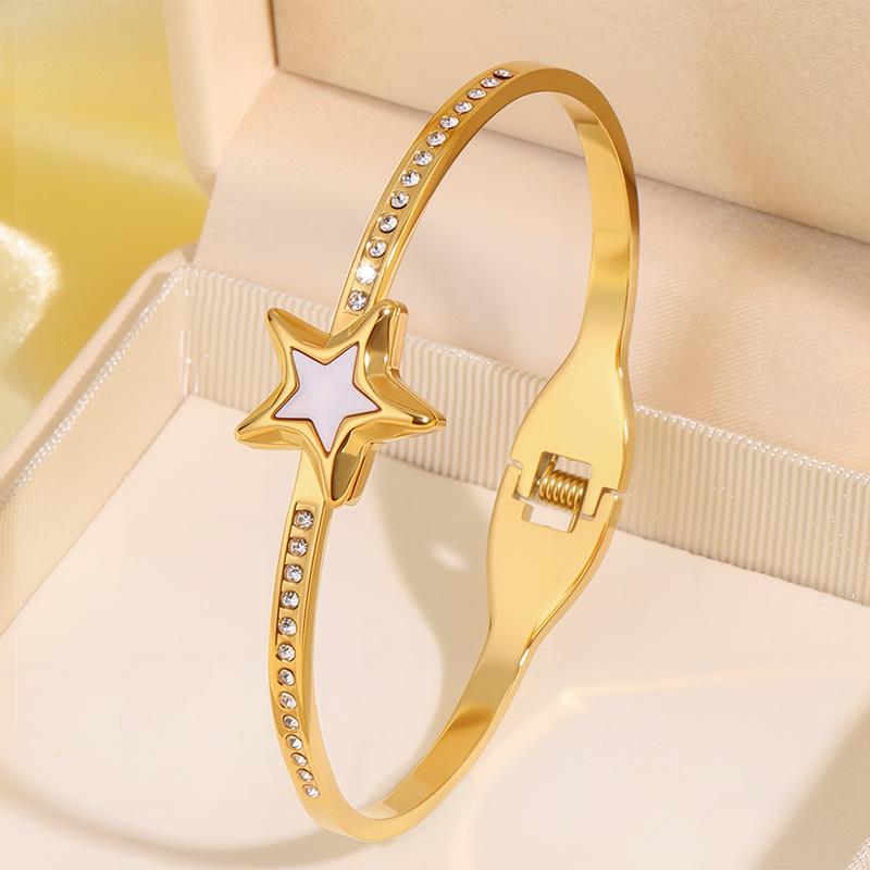 Five-pointed Star Female High-end Versatile Open-ended Couple Bracelet Bracelet