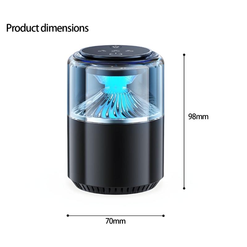 Car Air Freshener Diffuser Fragrances Car Air fresheners with Ambience Light Humidifier Essential Oil Diffuser