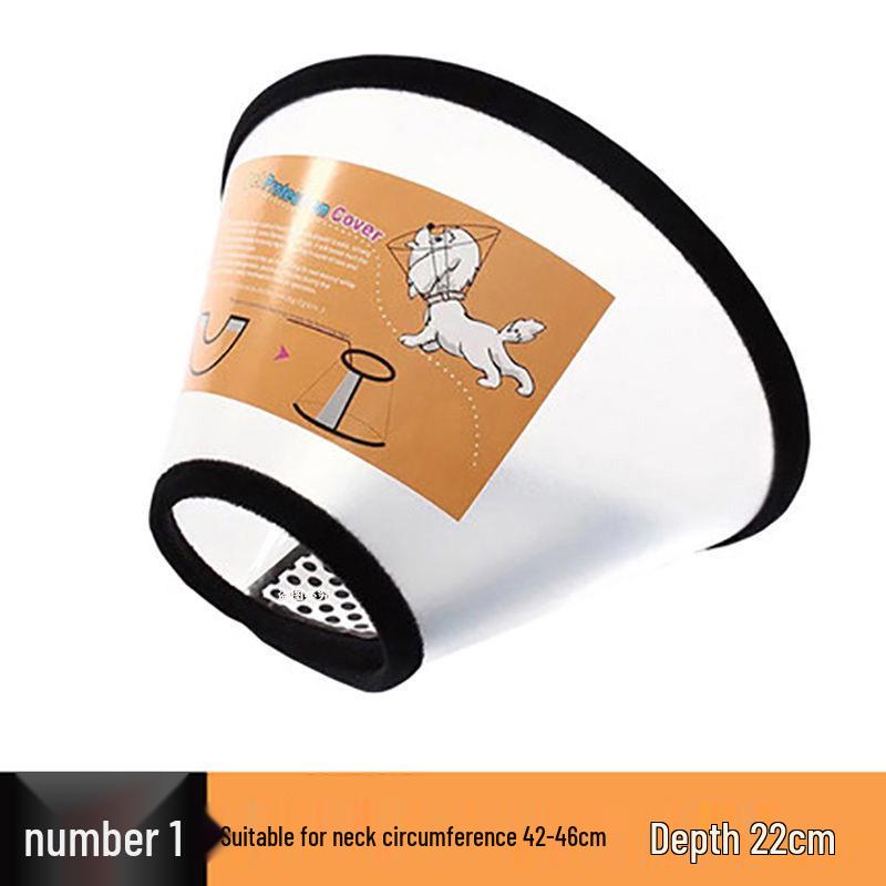 Elizabethan Pet Collar: Anti-Scratch, Anti-Bite Cone for Dogs & Cats. Neutering Protection & Injury Recovery Headgear.
