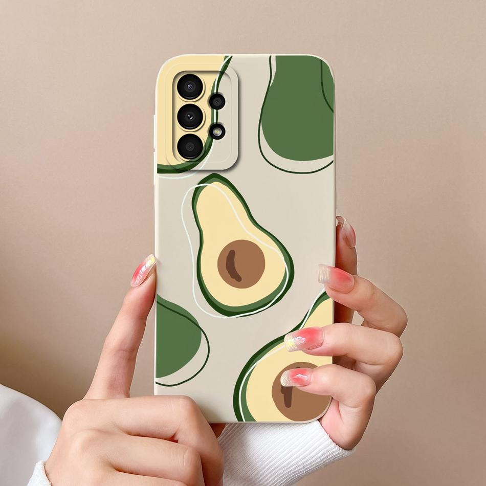 Case For Samsung Galaxy A13 A 13 4G 5G New Design Soft Liquid Silicone Full Coverage Back Cover Anti Slip Shockproof Bumper Capa