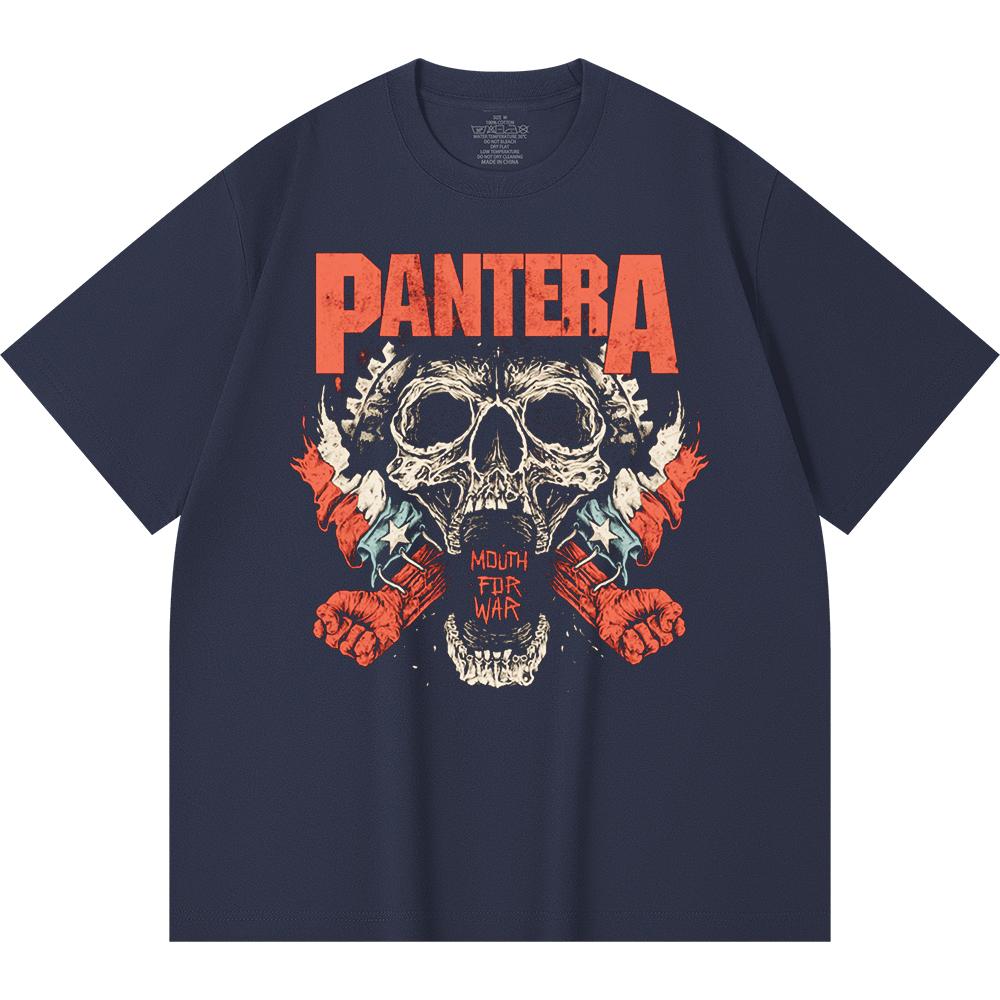 230 Gsm 100% Cotton Heavy Metal T-Shirt  Rock Band Popular Music Print Unisex Heavy Cotton T Shirt