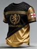 Ladies' Football Team T-shirt Saint Summer 3D Printed Lion Football Print Neutral Casual Fan Short Sleeved T-shirt