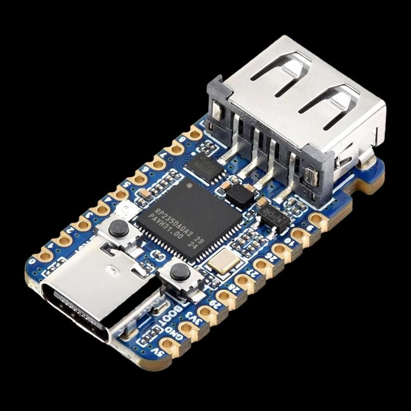 15 Gpio Rp2350-Usb-A Mini Development Board Onboard Usb Type-A Expansion Port Based On Rp2350A Chip
