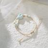 Bohemian Muschel Seestern Muscheln Perlenarmbänder für Damen Mädchen Boho Stil Muschel Perlen Strand Armreifen Schmuck Geschenk Verstellbar