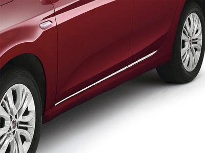 Door Molding (4 Pcs, Stainless Steel) OmsaLine - Italian Stainless Steel for Fiat Tipo 2016-