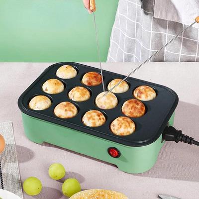 600W Professionelle Küchenpfanne Maschine Elektrischer Oktopusball-Maker Hohe Leistung Haushalt Takoyaki Backform