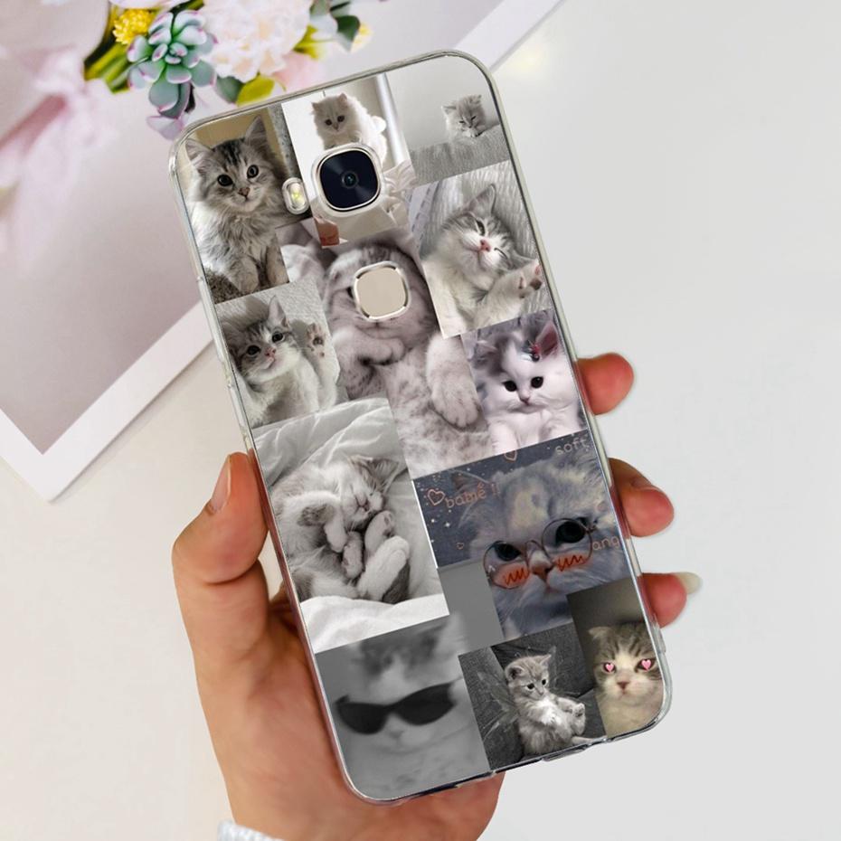 Lovely Printing Case For Huawei GR5 KII-L22 KII-L21 / GR5 2017 BLN-L21 BLN-L22 Soft Silicone TPU Back Cover Phone Cases