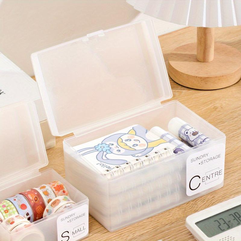Idol Photo Card Storage Box Kpop Cards Organizier Photocards Collection Office ID Card Organizers Stationery Storage Cases