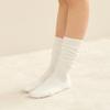 Loose Solid Ribbed Long Socks