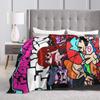 Funny Friday Night Funkin Blankets Super Soft Flannel Relax Throw Blankets Machine Washable