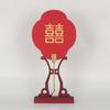 Round Fan Holder Stable Bamboo Fan Bracket Frame Display Tool Desktop Decoration