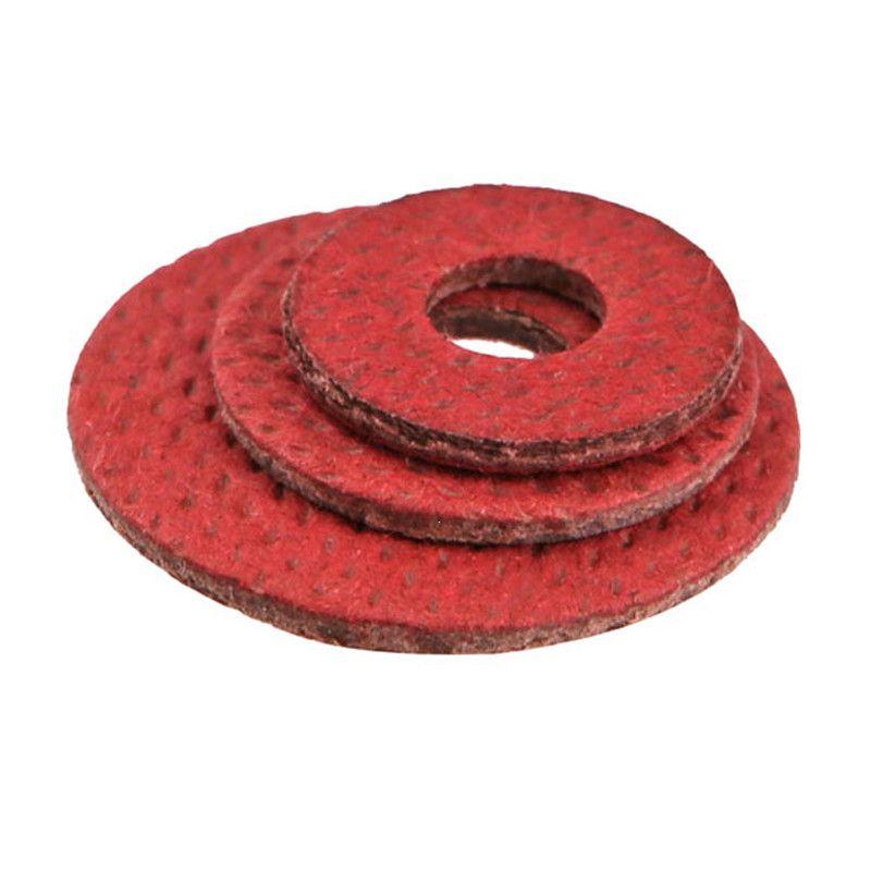 High-Temperature Red Bakelite Insulating Washer – Round Flat Shock-Absorbing Screw Fastener