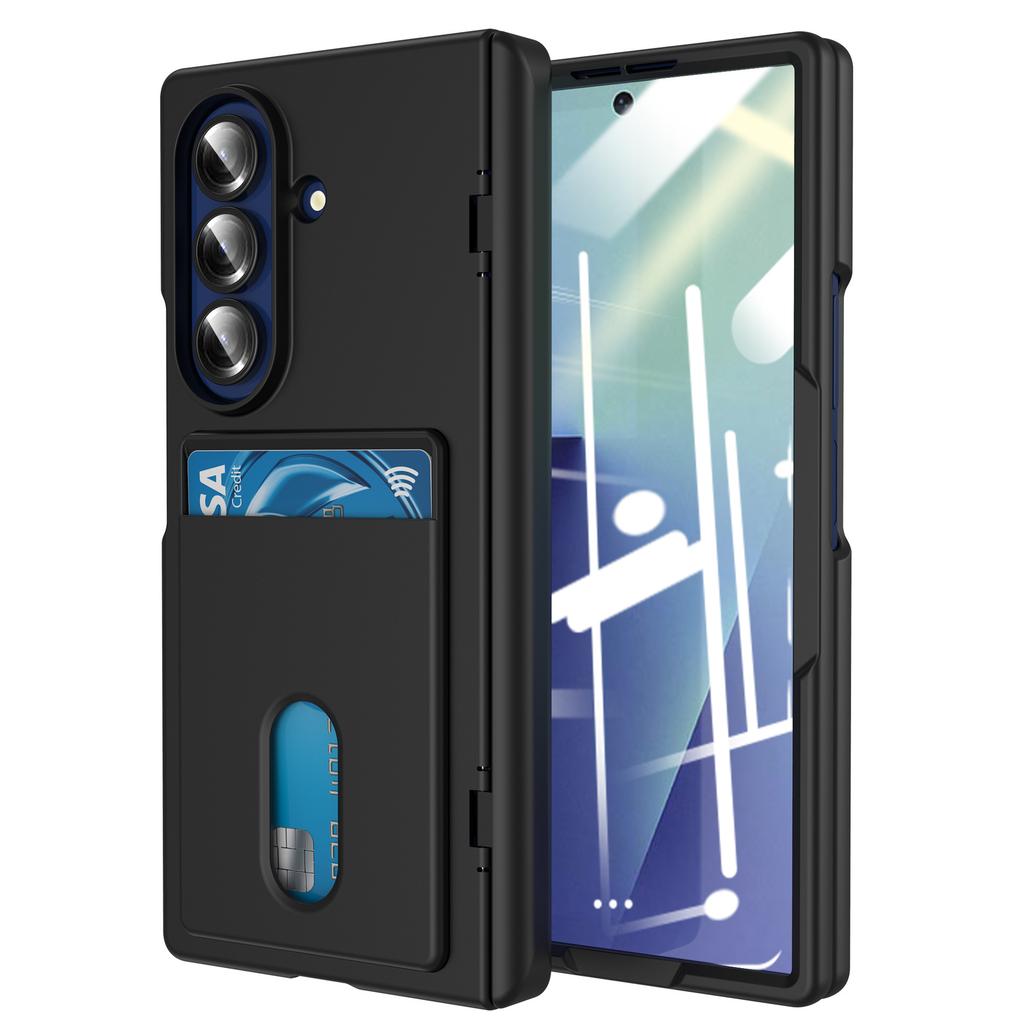 Applicable to Samsung Zfold1ultra mobile phone case spring center axis hinge case membrane insert card fold1 anti-drop protective cover