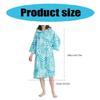 Quick Drying Hooded Towel Changing Robe Changing Towel Poncho Hoodied Robe for Swimming Wetsuit Beach Swimsuit Changing
