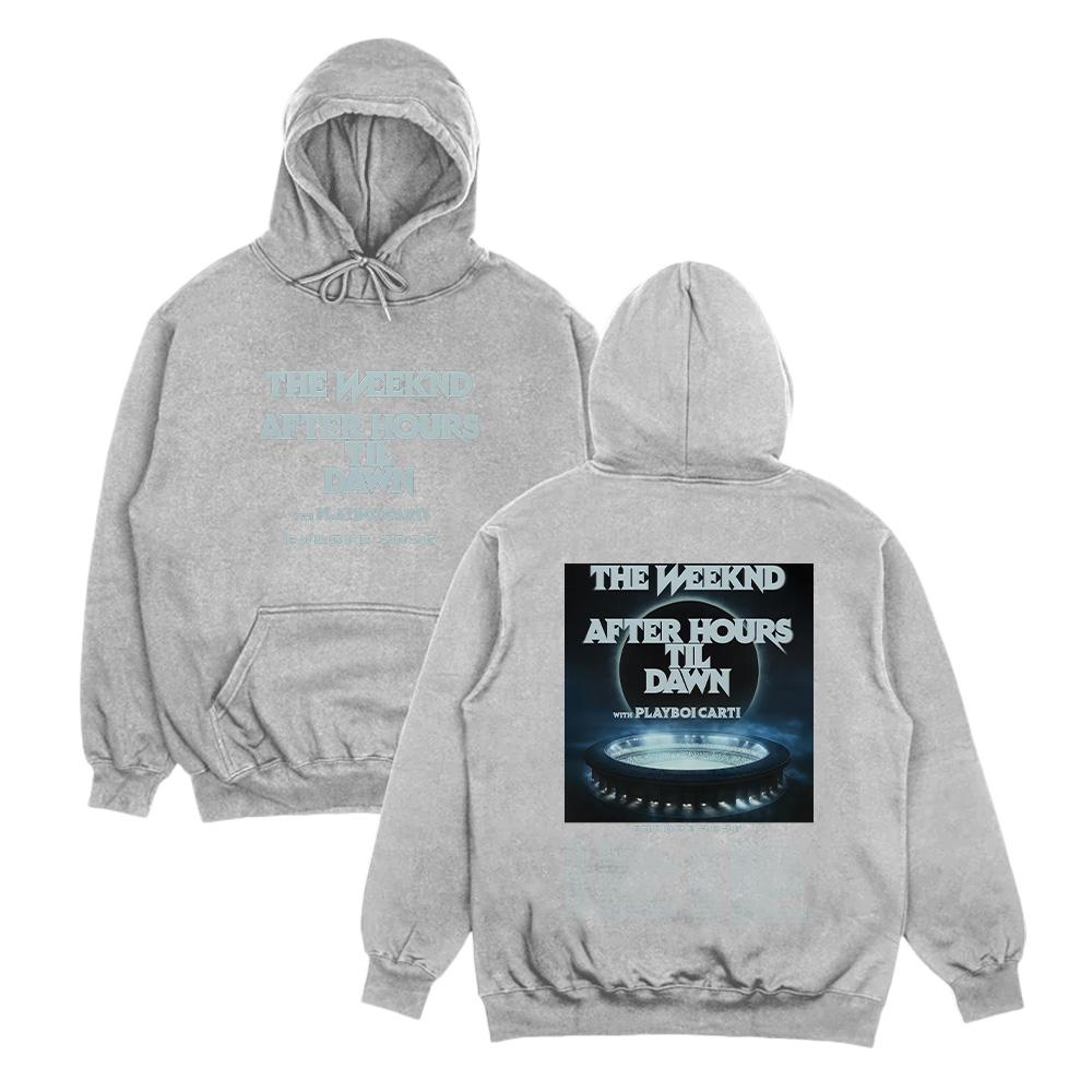 TheWeeknd Tour Hoodie After Hours Til Dawn Europe 2026 Print Pullover Men Women Streetwear Fashion Oversized Hip Hop Sweatshirt