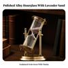 Hourglass with Metal Frame Classic Decorative Elegant for Reading Nook