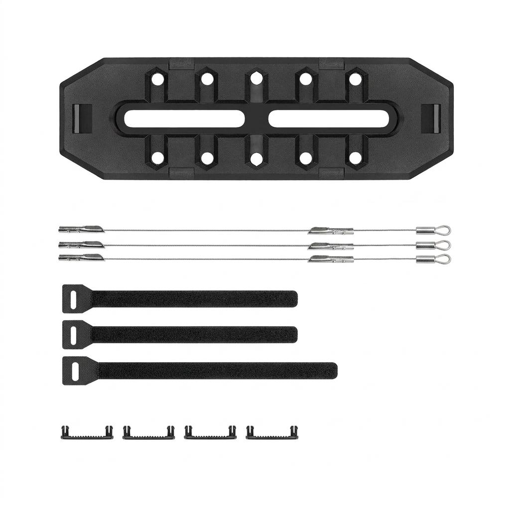 Bicycle Energy Gel Holder Serrated Quick Release Universal for Road and Mountain Bikes Black