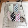 Polka Dots Ins Korean Sweet Phone Case for iPhone 17 16e 16 15 14 13 12 11 Air Pro Max X XR 8 Plus Luxury Clear Soft Back Cover